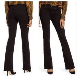 Citizens of Humanity Amber Medium Rise Bootcut Jeans in Black Size 30 Cowgirl